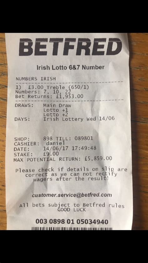 betfred irish lotto results - irish lotto results